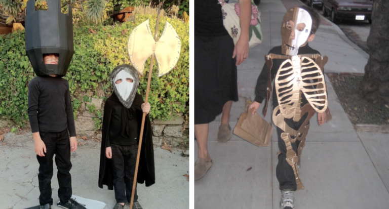 How To Make A Halloween Costume For Kids Out Of Old Cardboard Boxes