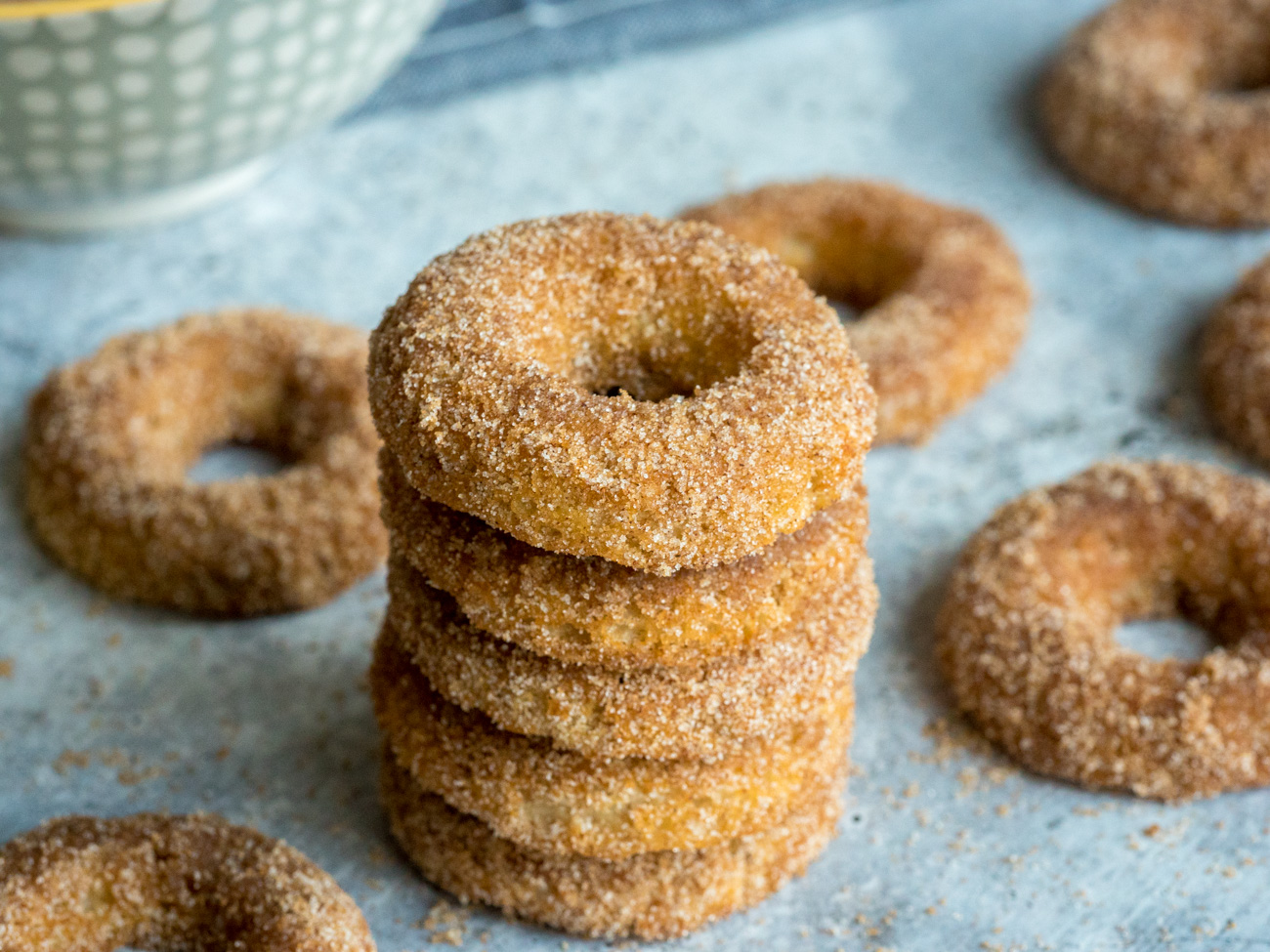 donuts cozidos de Churro