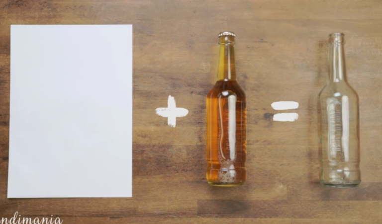 How To Open A Beer Bottle Using A Piece Of Paper