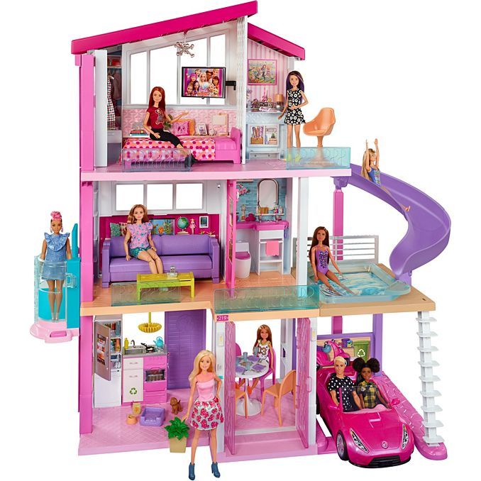 Mattel Barbie Dreamhouse Dollhouse with Wheelchair Accessible