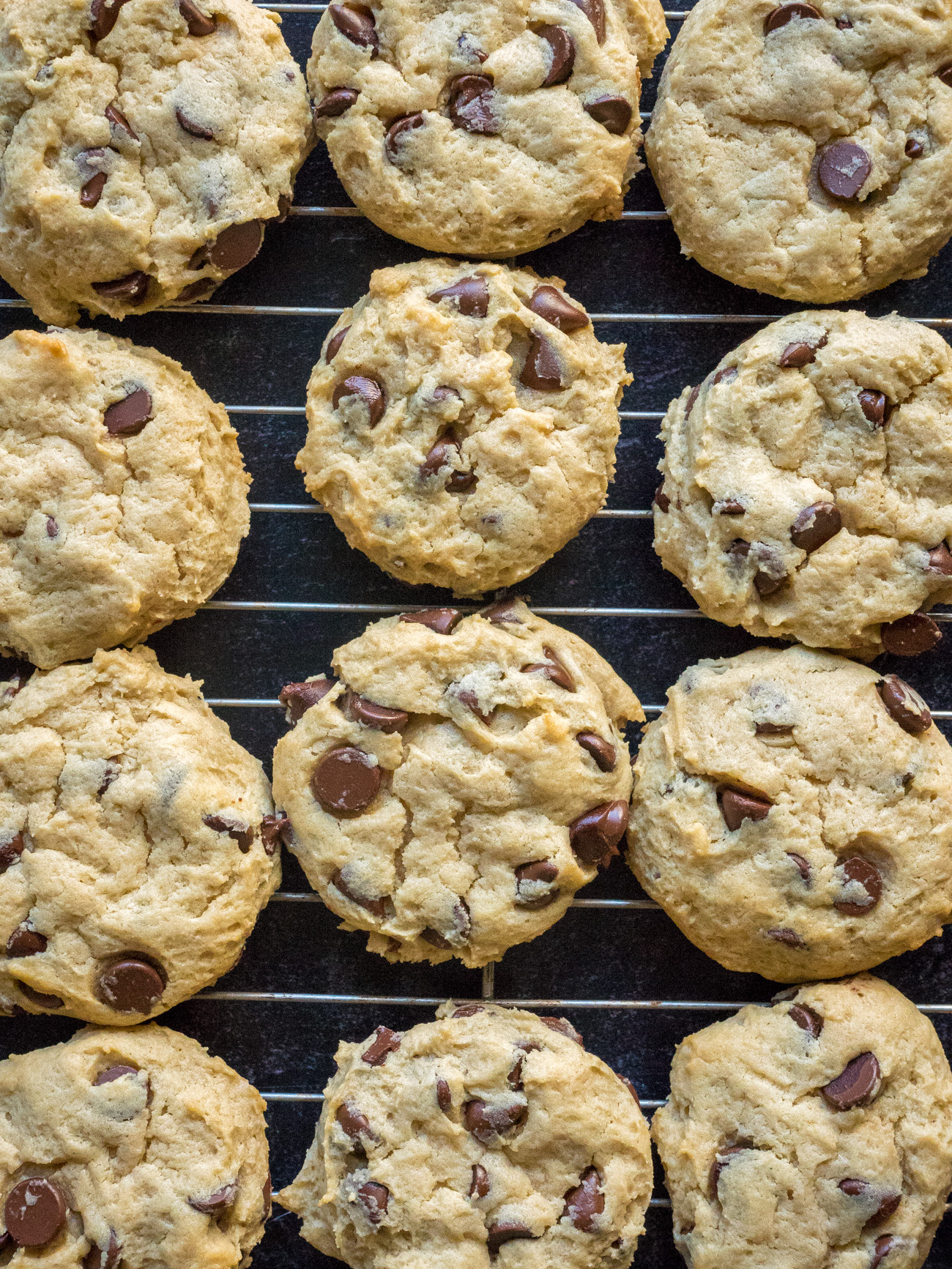 Soft Batch Cream Cheese Chocolate Chip Cookies - Sweet Little Bluebird