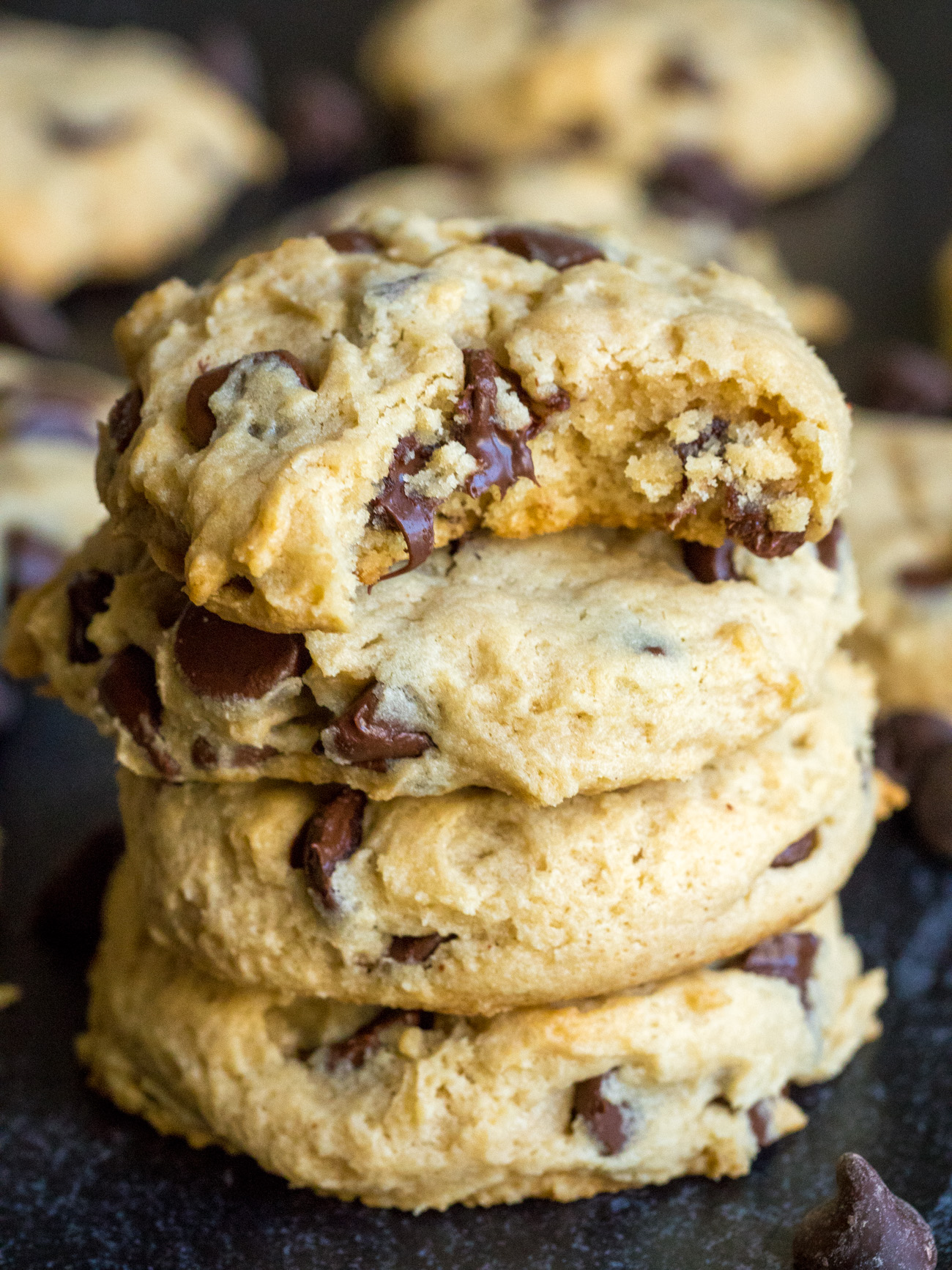 Rich & Tangy Cream Cheese Chocolate Chip Cookies - Creations by Kara