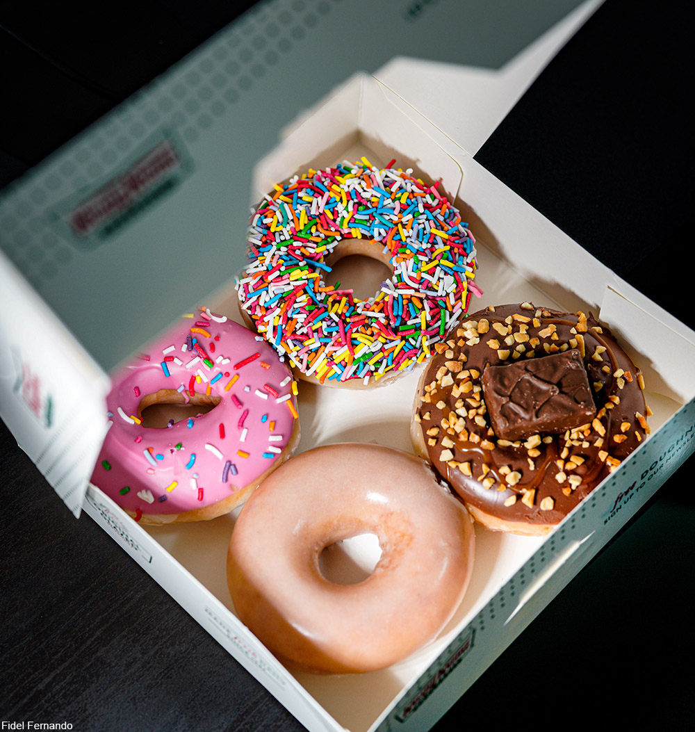 4-pack of Krispy Kreme Donuts