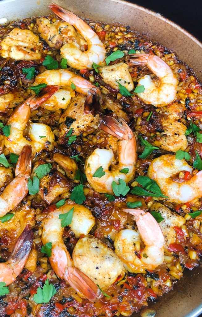 Shrimp and Sausage Paella | 12 Tomatoes