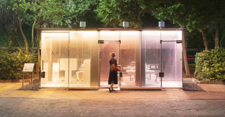 Tokyo Unveils Transparent Public Restrooms So You Can Safely See If Someone Is Inside