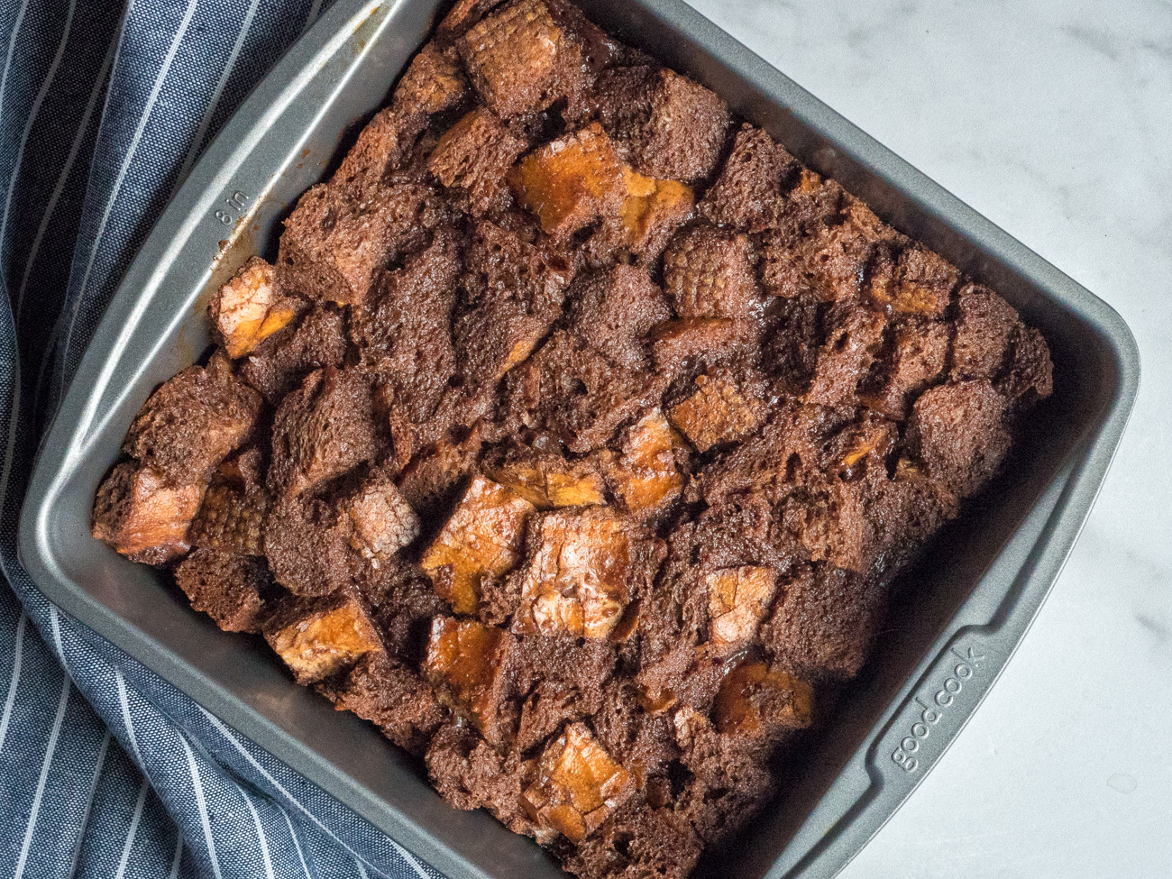 Chocolate Cinnamon Bread Pudding