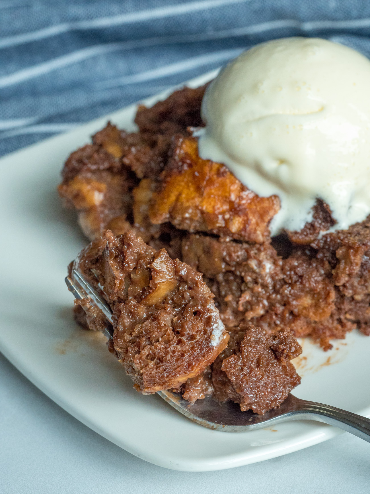 Chocolate Cinnamon Bread Pudding