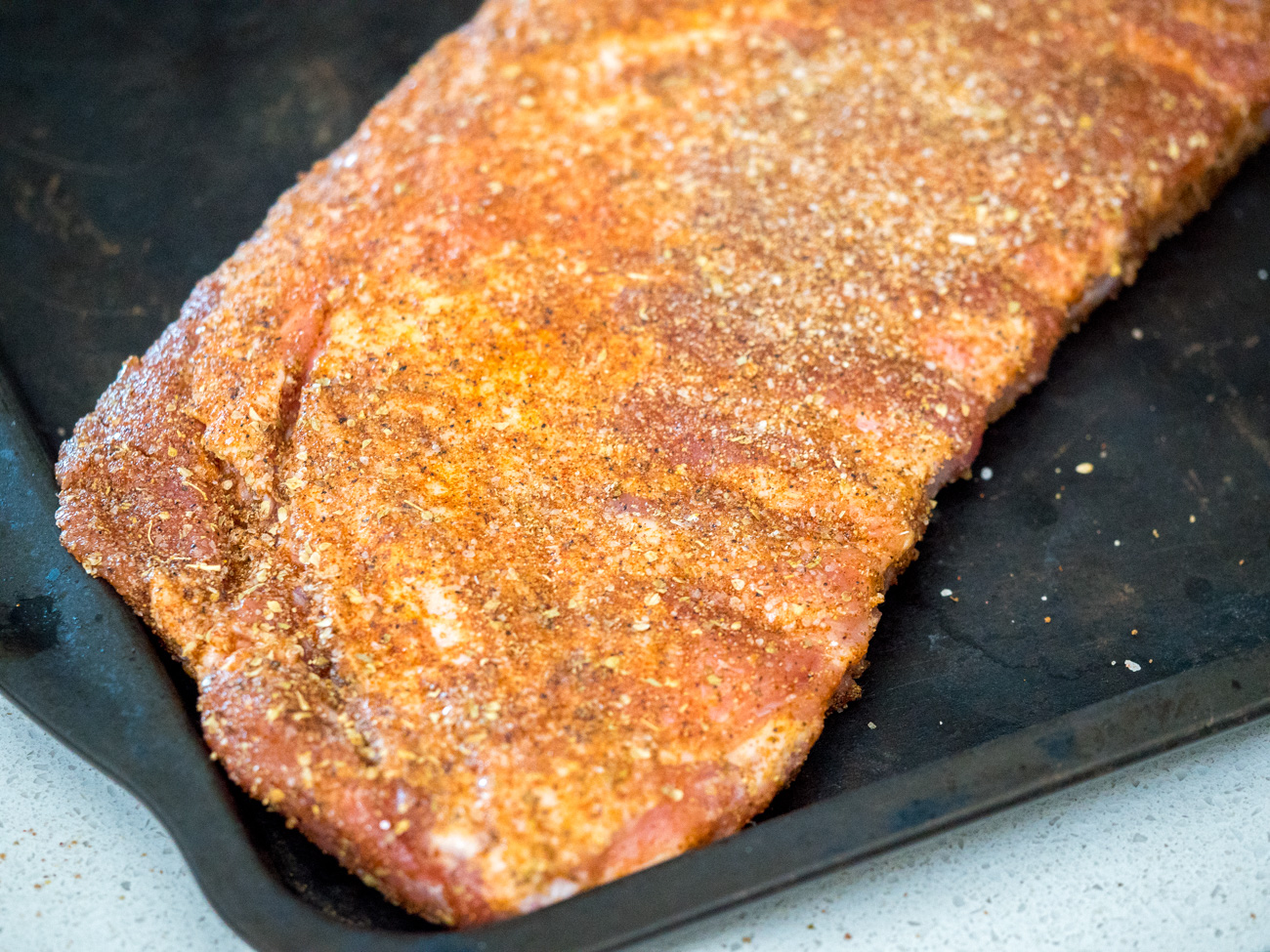 preparing Slow Cooker St. Louis Style Ribs
