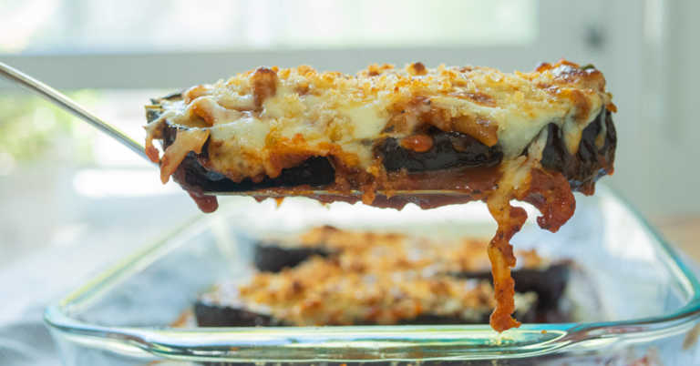 Stuffed Eggplant Parmesan