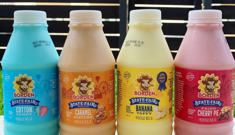 You Can Get State Fair-Inspired Milks That Include Flavors Like Caramel Popcorn And Cotton Candy
