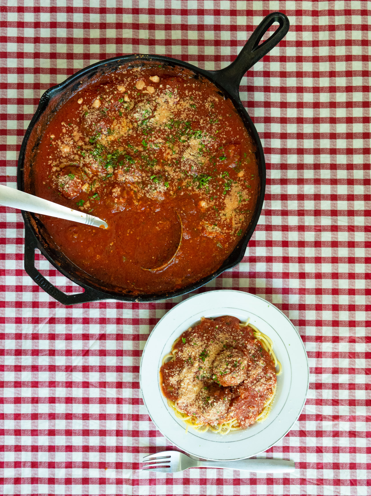 Granny's Spaghetti and Meatballs