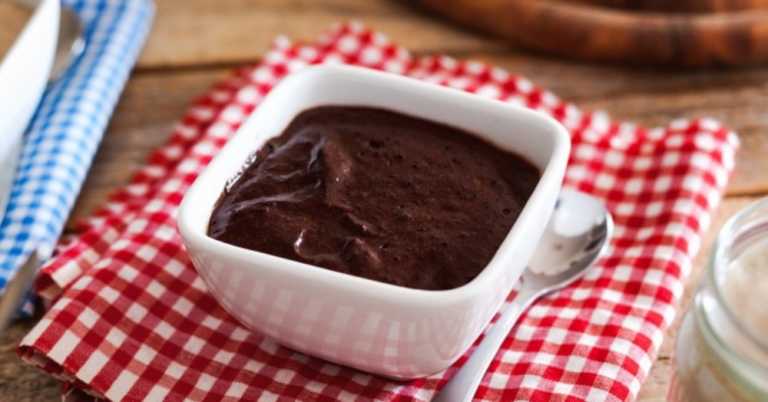 Healthier Chocolate Pudding