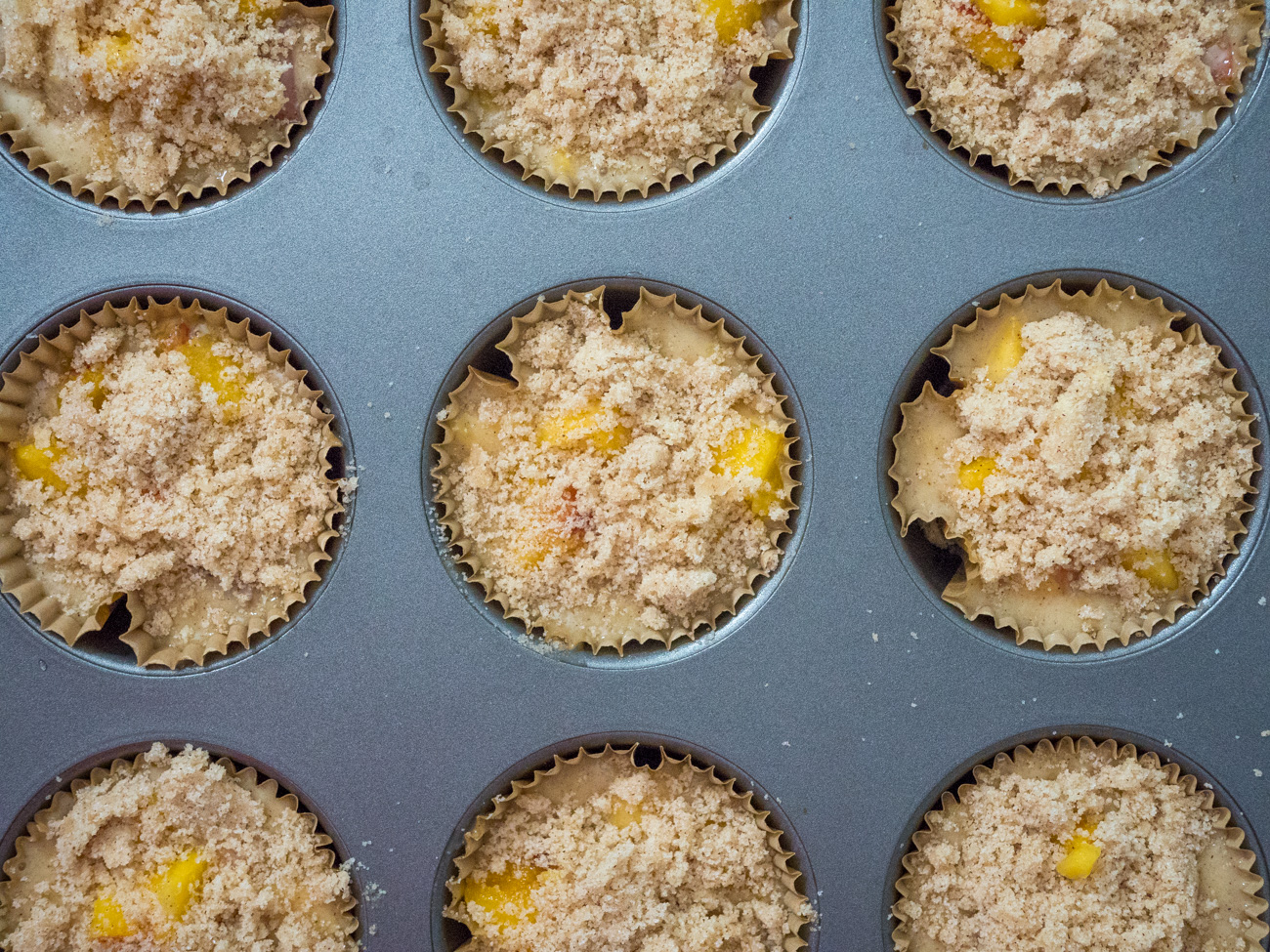 Peach Cobbler Muffins Story