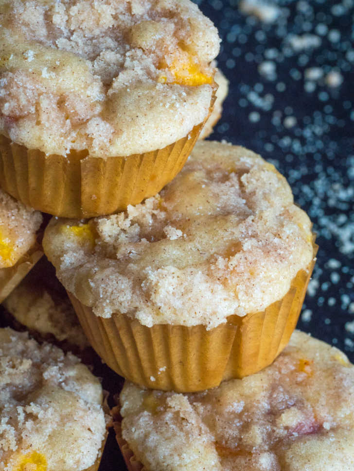 Peach Cobbler Muffins Story