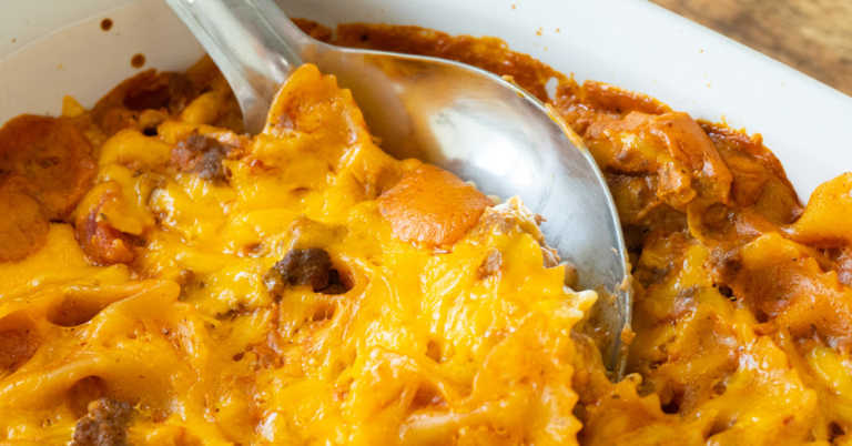 Sloppy Joe Pasta Casserole