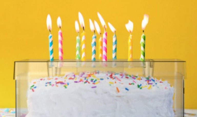 Protect Your Guests From Germs On Your Birthday With The ‘Cake Shield’