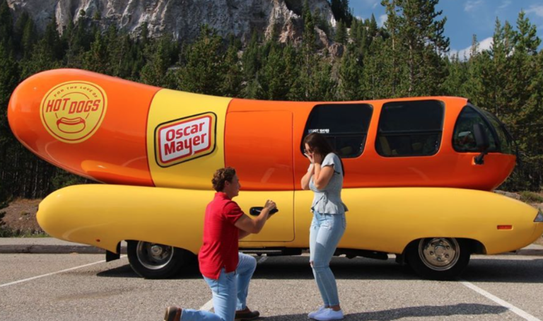 You Can Rent The Oscar Mayer Wienermobile As Part Of Your Proposal
