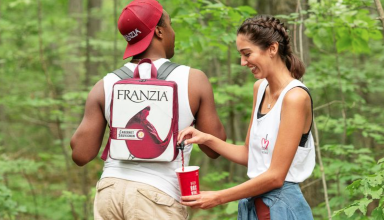 Franza Dropped A New Merch Line That Includes A Wine-Dispensing Backpack