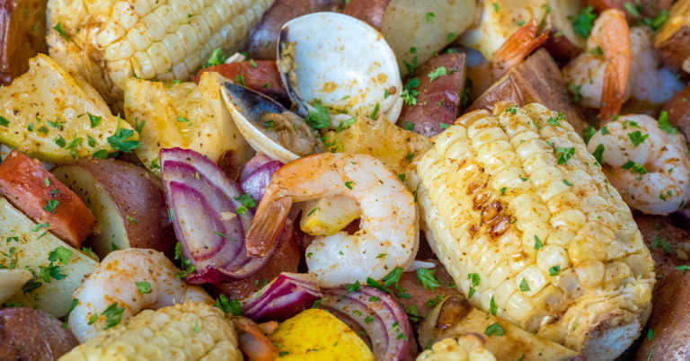 Sheet Pan Clam Bake
