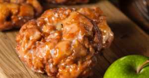 traditional apple fritters