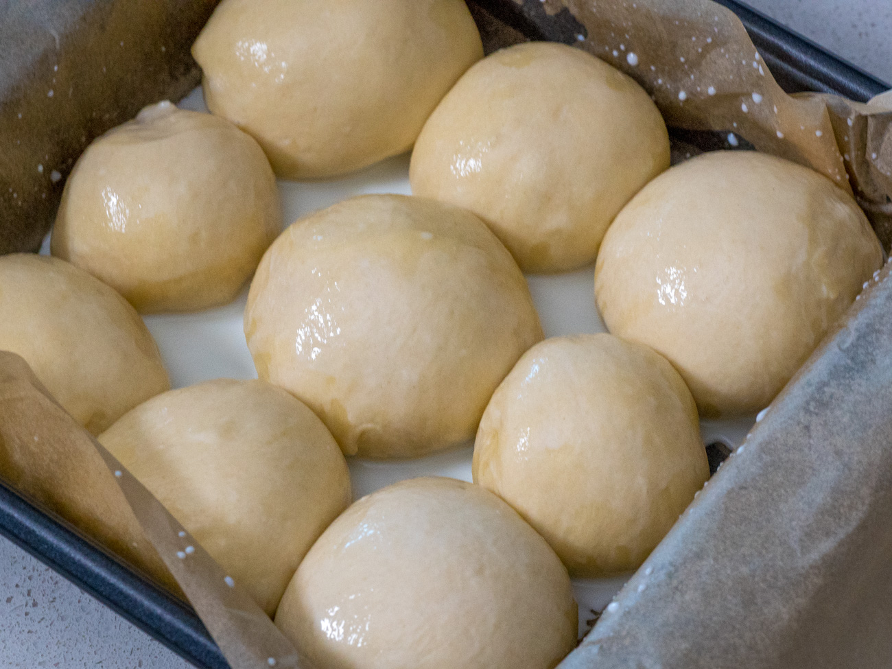 making Japanese Milk Bread Rolls