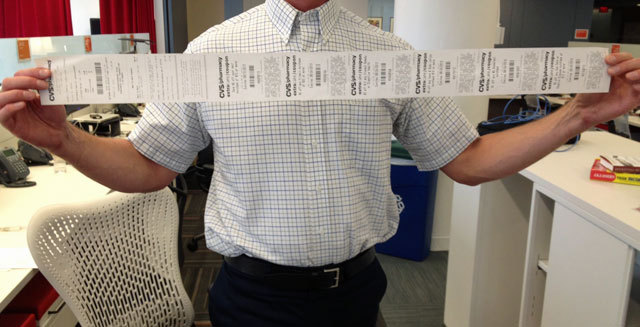 Why Are CVS Receipts So Long?
