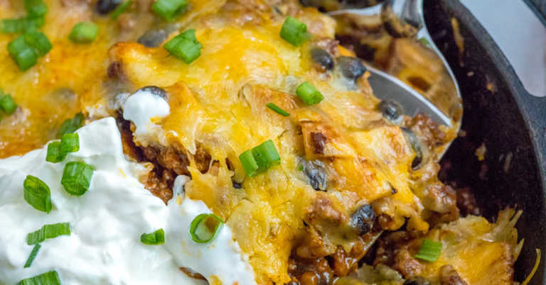 20-Minute Beef Burrito Skillet Dinner