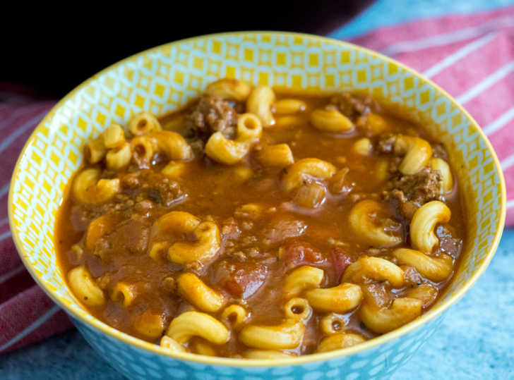 north country hamburger macaroni soup recipe