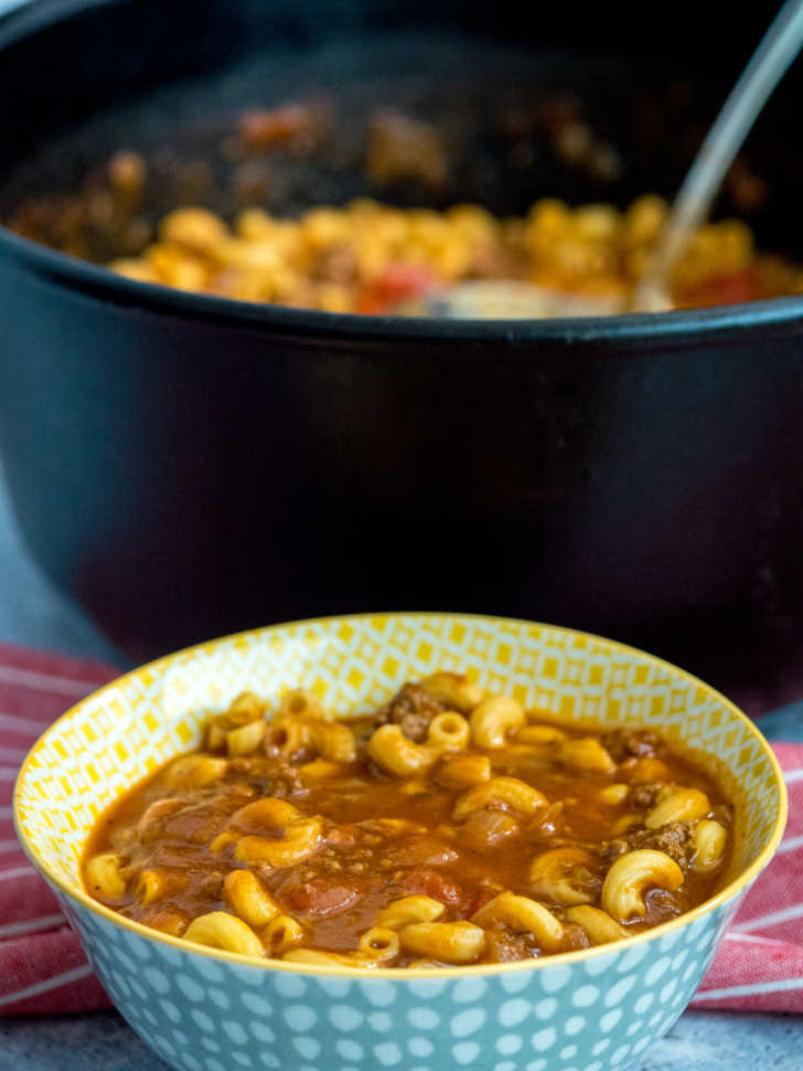 Beef Macaroni Soup – Vibes Corner