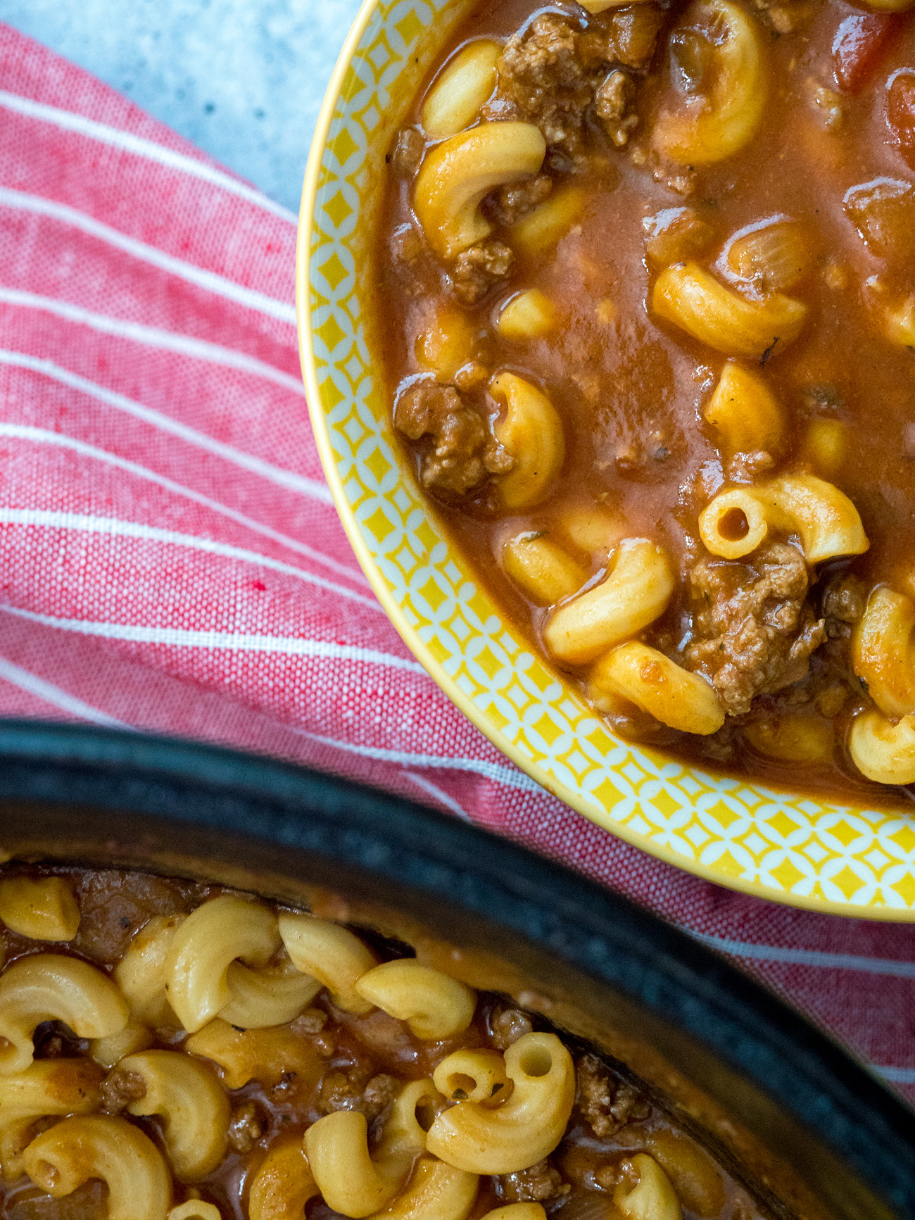 Beef Macaroni Soup-image