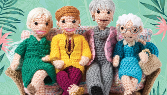 Learn To Knit All Four Of The Golden Girls With This Crochet Pattern Book
