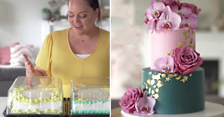 This Woman Transformed A $20 Grocery Store Cake Into A Masterpiece