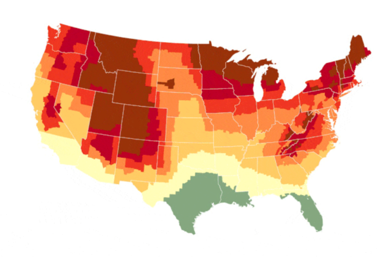 Fall Foliage Map Predicts When The Leaves Will Be Changing In Your Town