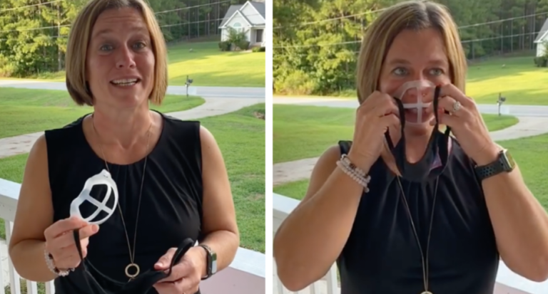 Teacher’s Hack For Making Face Masks More Comfortable Goes Viral