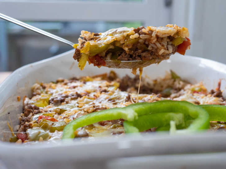 Stuffed Bell Pepper Casserole 12 Tomatoes