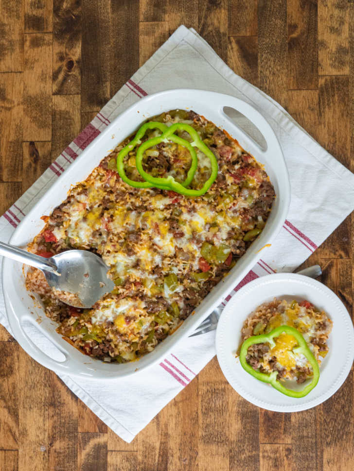 Stuffed Bell Pepper Casserole 12 Tomatoes