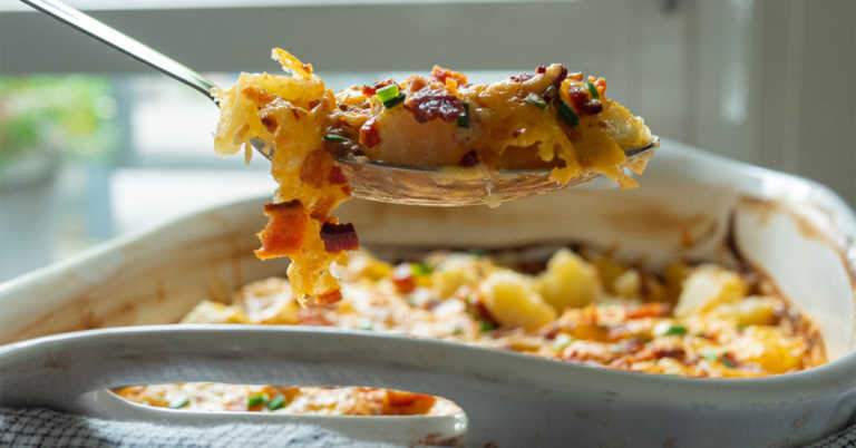 Bacon Ranch Cheesy Potatoes