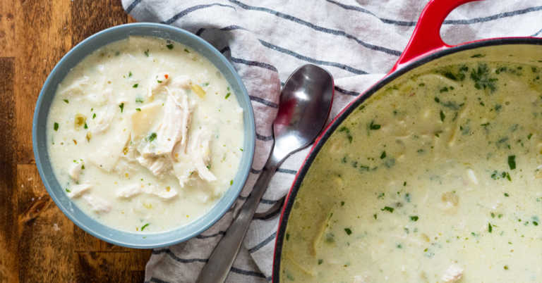 Green Enchilada Chicken Soup