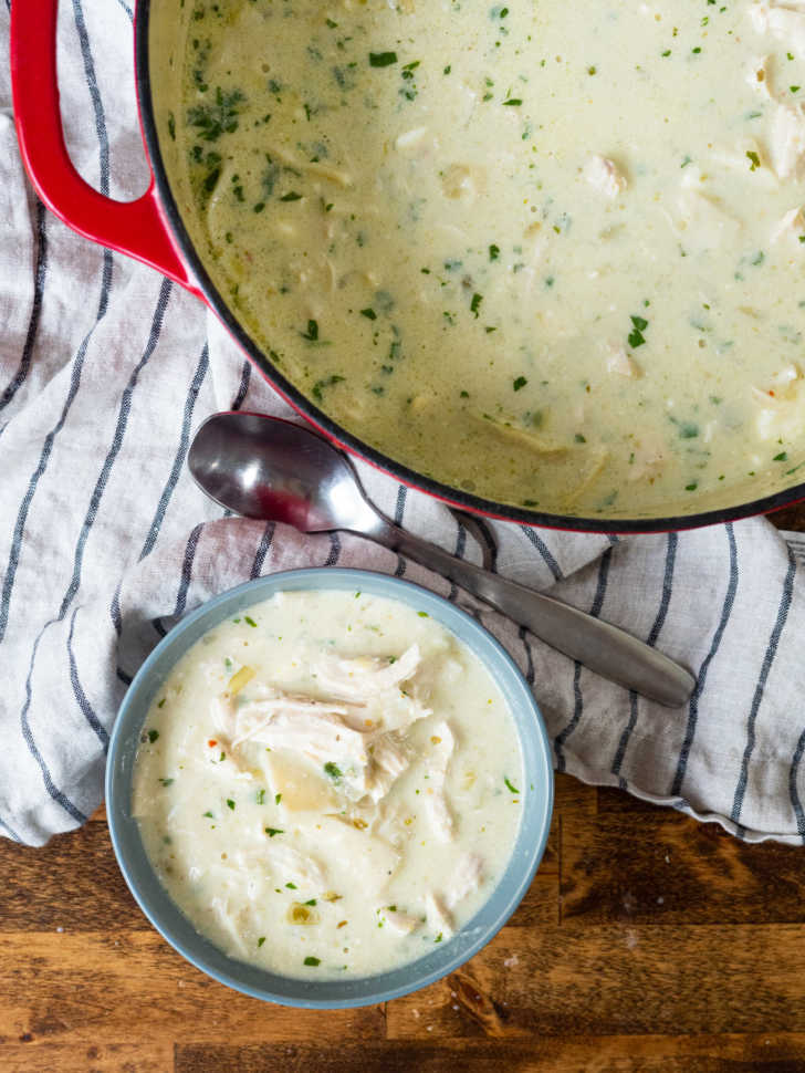 Green Enchilada Chicken Soup | 12 Tomatoes