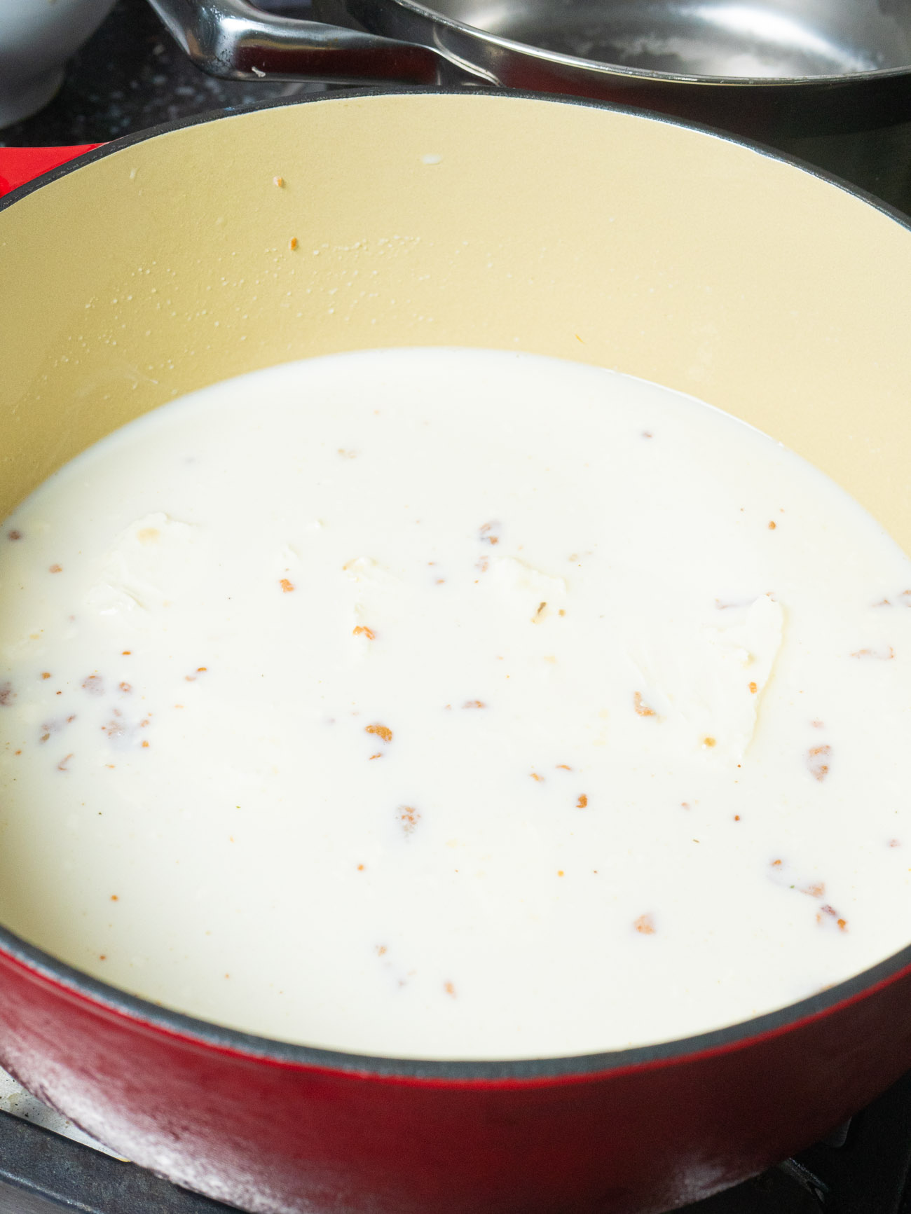 Bacon Cream Cheese Baked Spaghetti-image