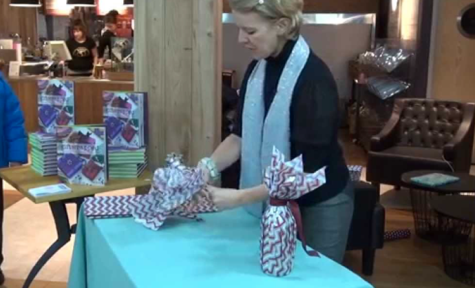 How To Easily Gift Wrap A Wine Bottle