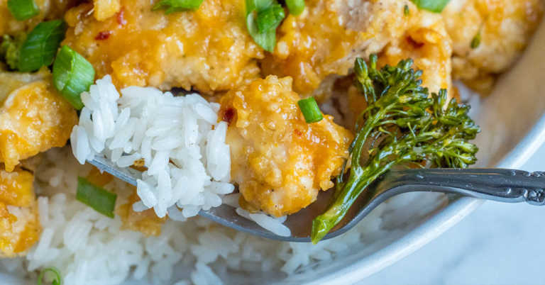 Sheet Pan Orange Chicken & Broccoli