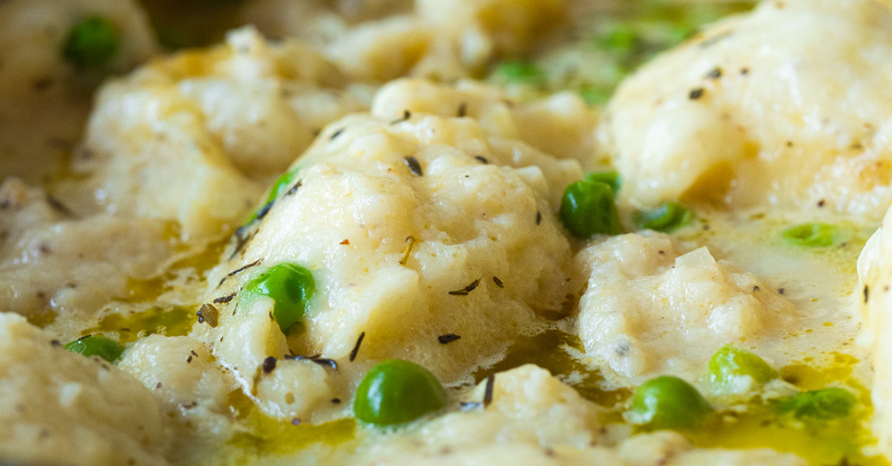 Easy Homemade Chicken and Dumplings - Feast and Farm