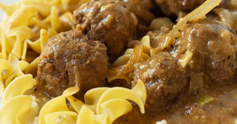 Salisbury Steak Meatballs