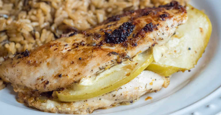 Apple & Brie Stuffed Chicken