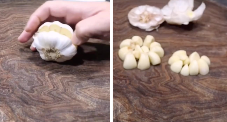 How To Effortlessly Peel Garlic In Seconds