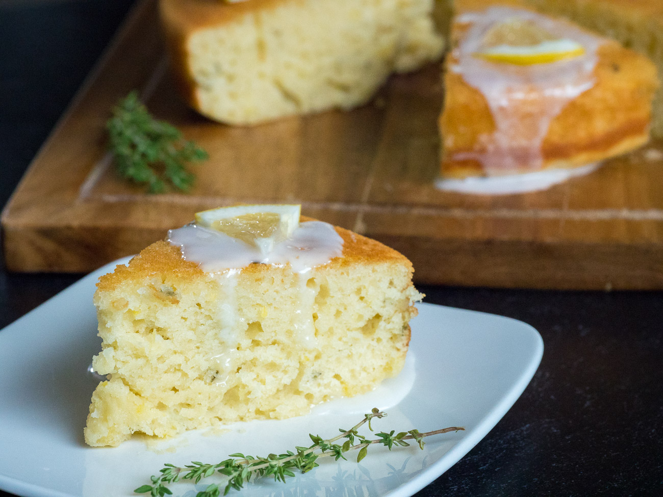 Lemon Thyme Breakfast Cake