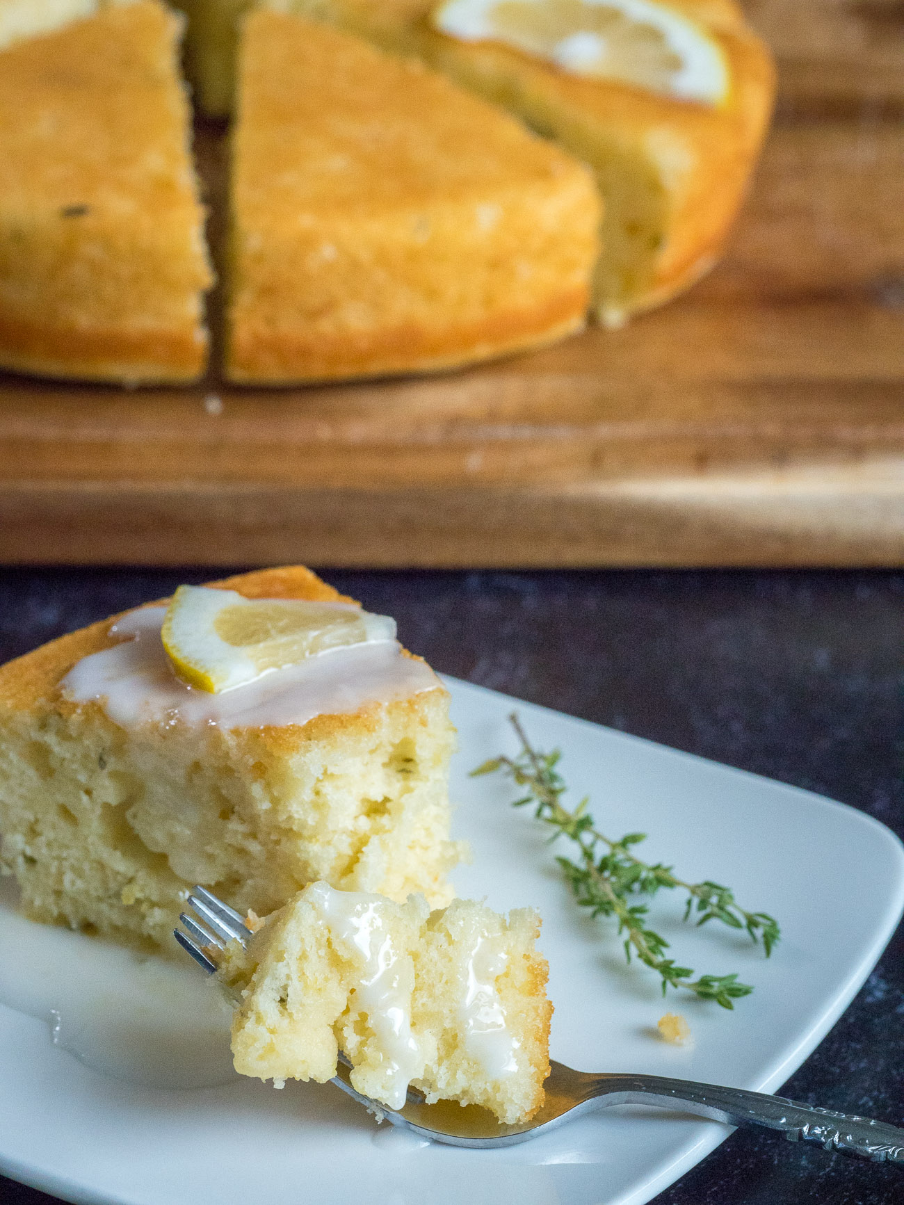 Lemon Thyme Breakfast Cake