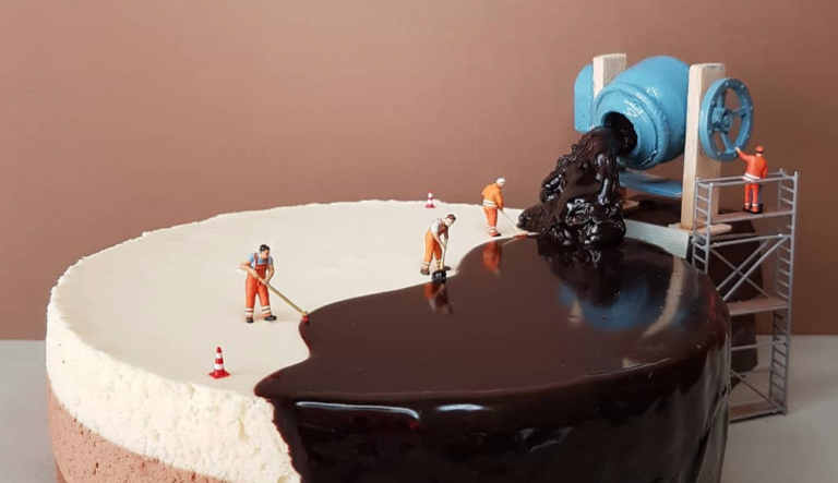 Pastry Chef Creates Miniature Life-Like Scenes With Desserts