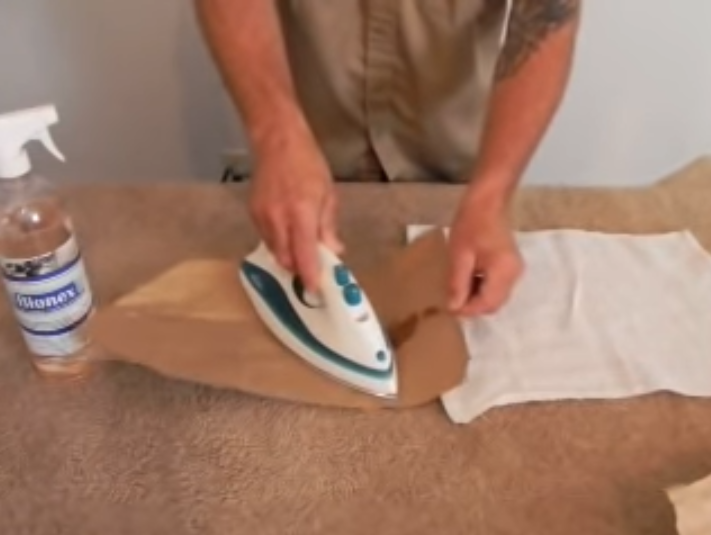 How to remove candle wax from clothes 